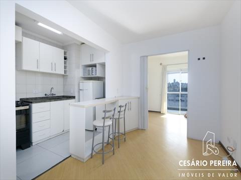 Apartamento para locacao no Sao Francisco em Curitiba com 60m² por R$ 2.222,23